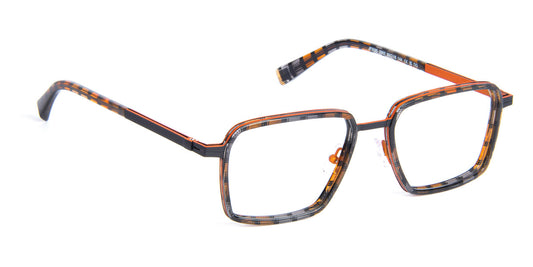 J.F. Rey® Jf3085 JR JF3085 0062 55 - 0062 Black/Orange Eyeglasses