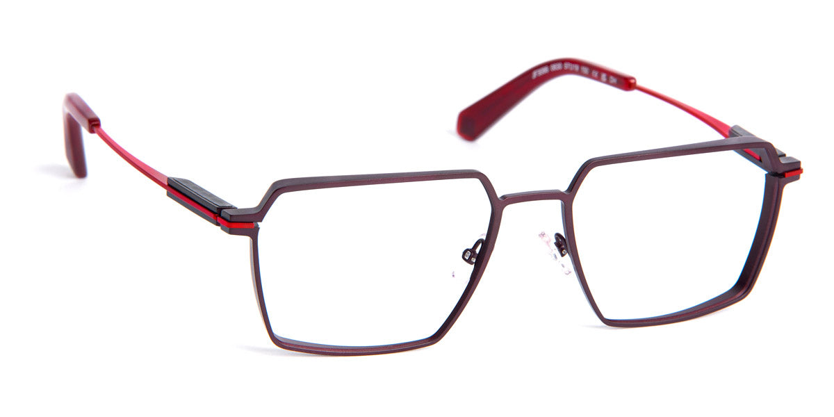 J.F. Rey® Jf3086 JR JF3086 0830 57 - 0830 Black/Red Eyeglasses