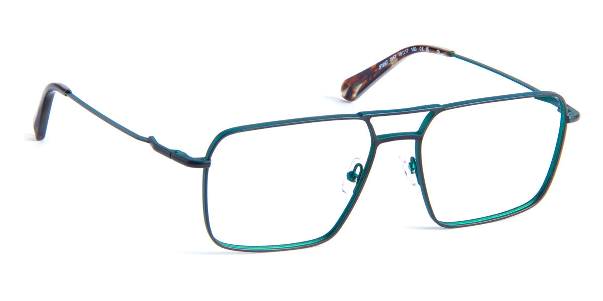 J.F. Rey® Jf3087 JR JF3087 0247 59 - 0247 Grey Charcoal / Green Peacock Eyeglasses