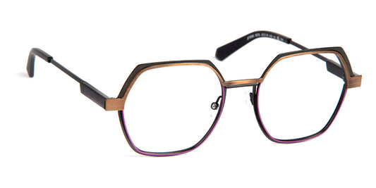 J.F. Rey® Jf3094 JR JF3094 0878 51 - 0878 Black / Purple Eyeglasses