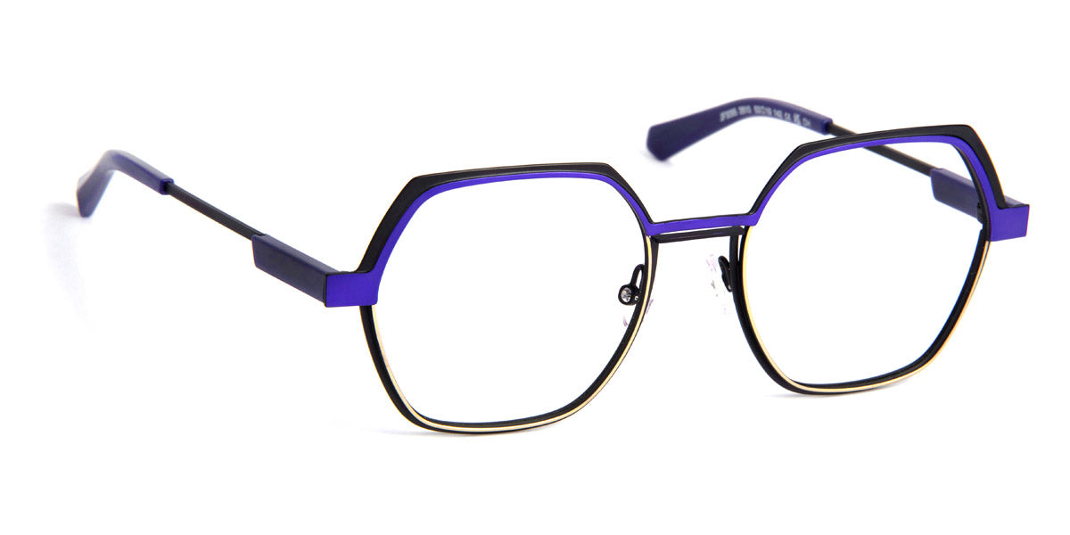 J.F. Rey® Jf3094 JR JF3094 2810 51 - 2810 Blue / Gold Eyeglasses