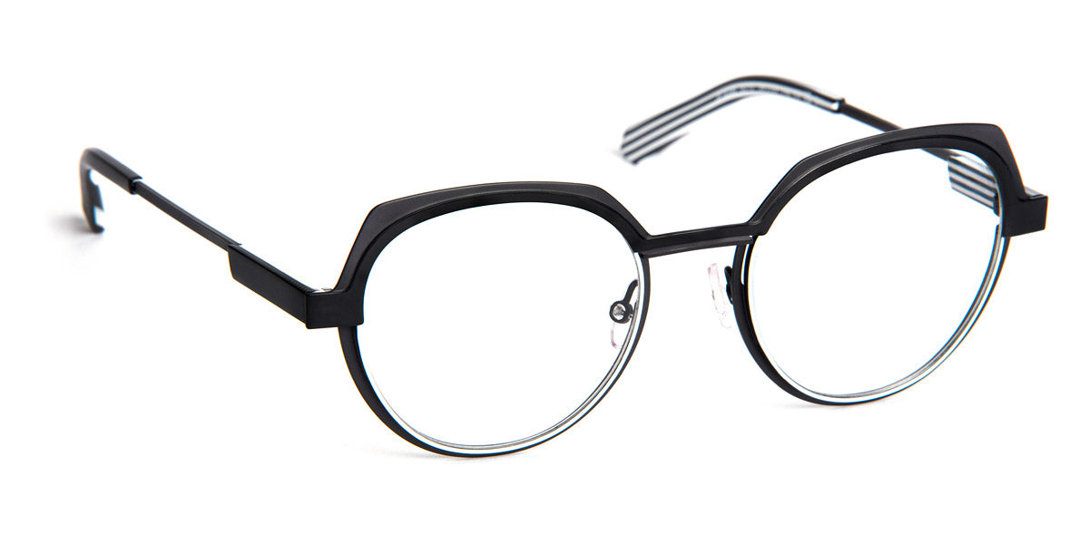 J.F. Rey® Jf3096 JR JF3096 0010 50 - 0010 Black / White Eyeglasses