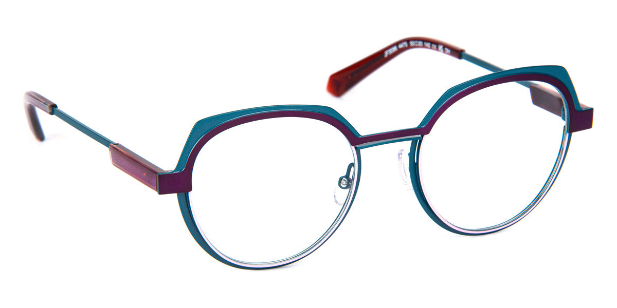 J.F. Rey® Jf3096 JR JF3096 4475 50 - 4475 Green Peacock / Plum Eyeglasses