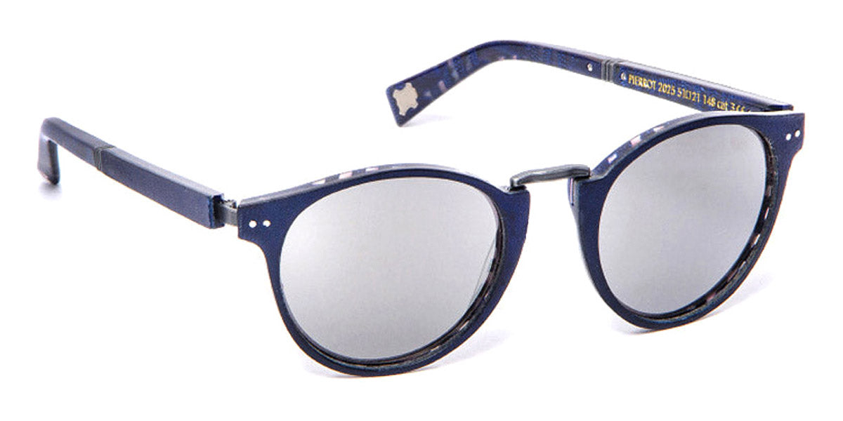 J.F. Rey® Pierrot JR Pierrot 2025 51 - 2025 Blue Leather/Blue Lace Sunglasses