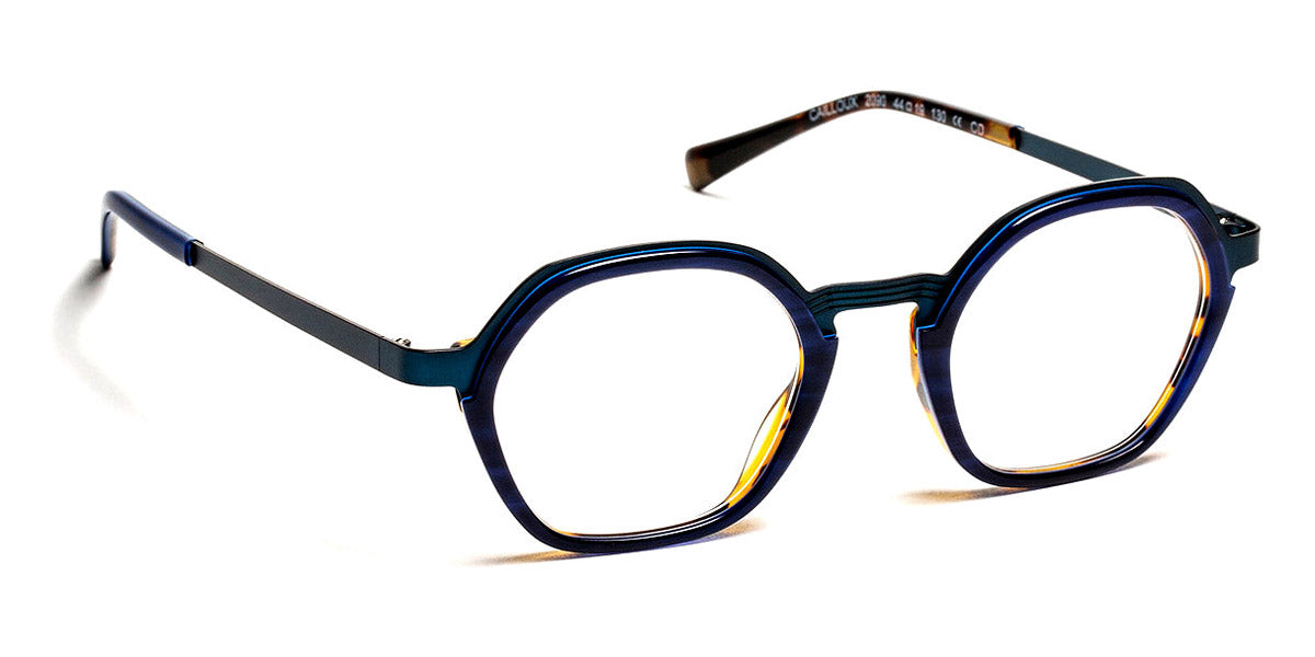 J.F. Rey® Cailloux JR Cailloux 2090 44 - 2090 Blue/Demi Eyeglasses