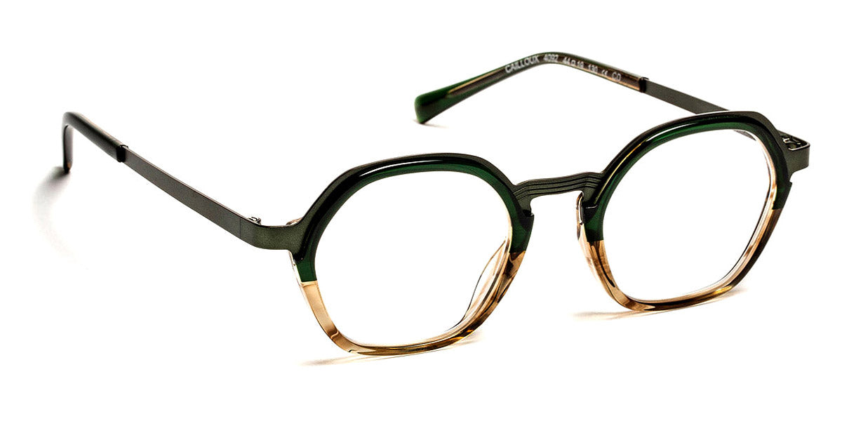 J.F. Rey® Cailloux JR Cailloux 4092 44 - 4092 Green/Brown Eyeglasses