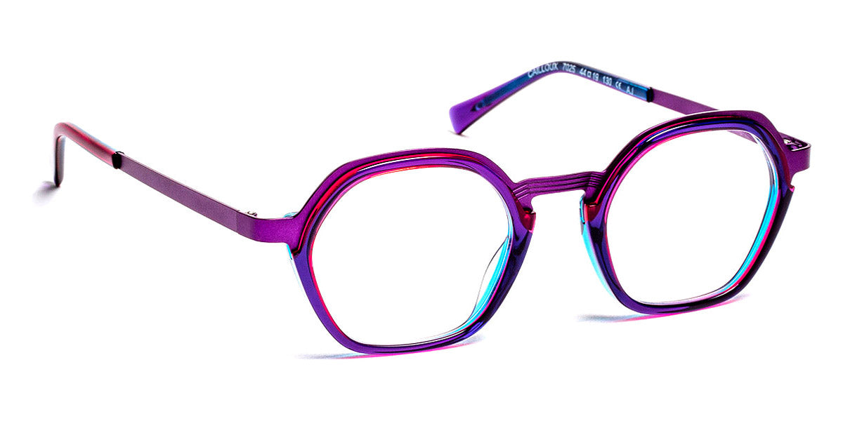 J.F. Rey® Cailloux JR Cailloux 7025 44 - 7025 Transparent Blue/Purple Eyeglasses