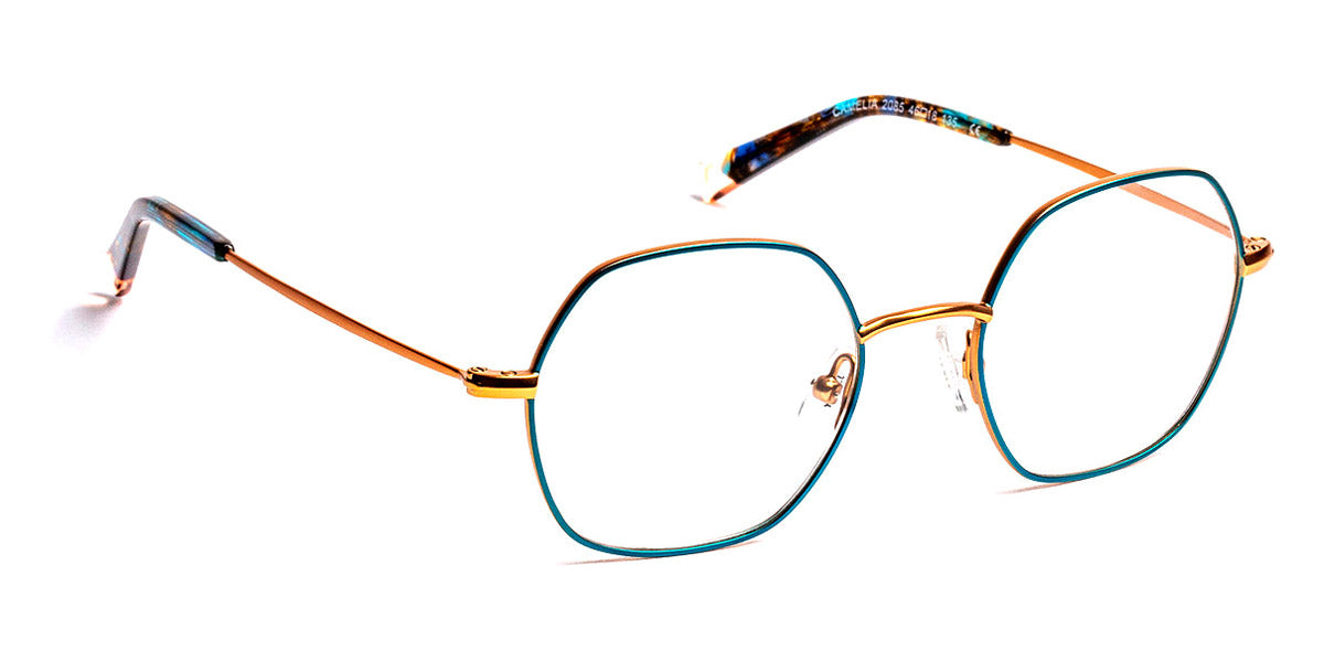 J.F. Rey® Camelia JR Camelia 2085 46 - 2085 Blue/Pink Gold Eyeglasses