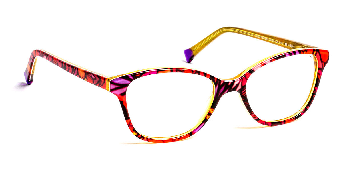 J.F. Rey® Coucou Kids JR Coucou 8050 46 - 8050 Flower Pink/Yellow Eyeglasses