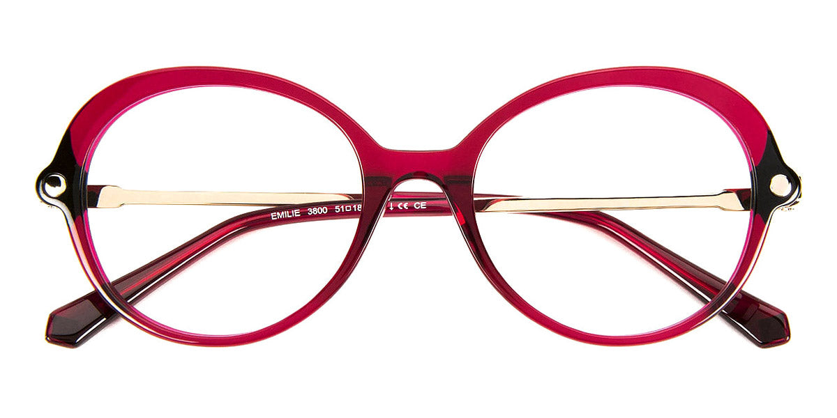 J.F. Rey® Emilie JR Emilie Kids 3800 51 - 3800 Plum/Black Eyeglasses