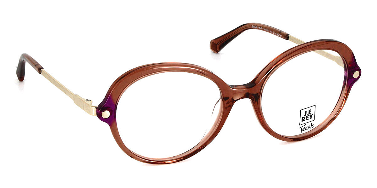 J.F. Rey® Emilie JR Emilie Kids 9570 51 - 9570 Brown/Purple Eyeglasses