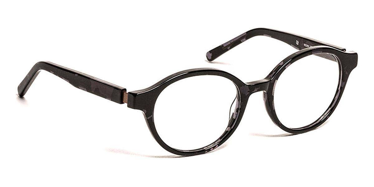 J.F. Rey® Noah JR Noah 0000 46 - 0000 Black with Brown Metal Eyeglasses