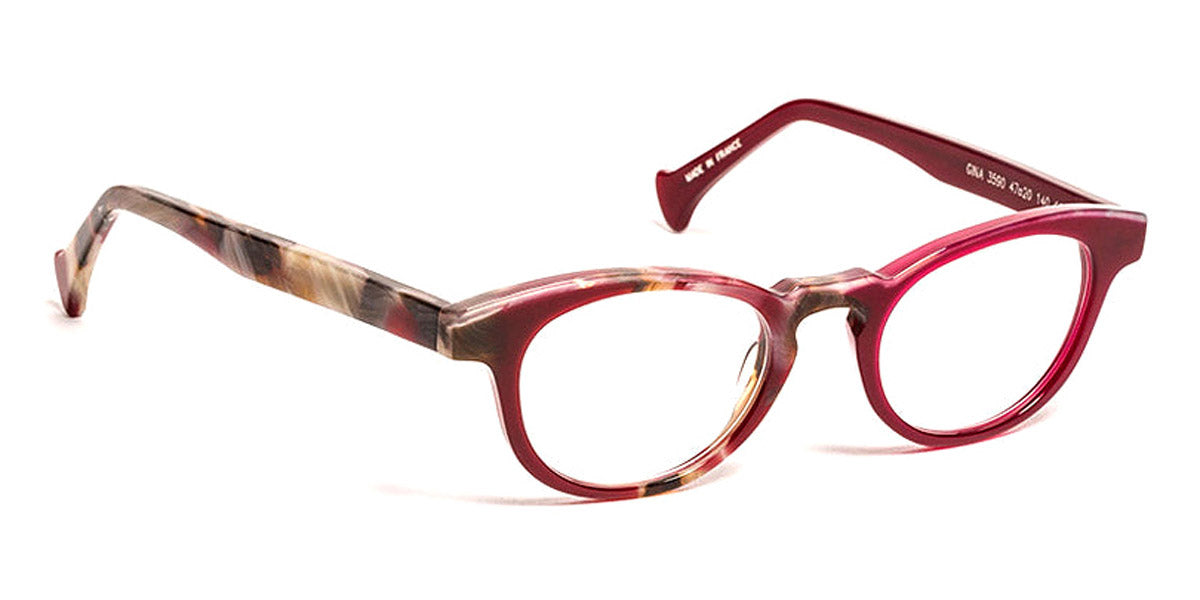 J.F. Rey® Gina JR Gina 3590 47 - 3590 Demi Burgundy/Brown Eyeglasses