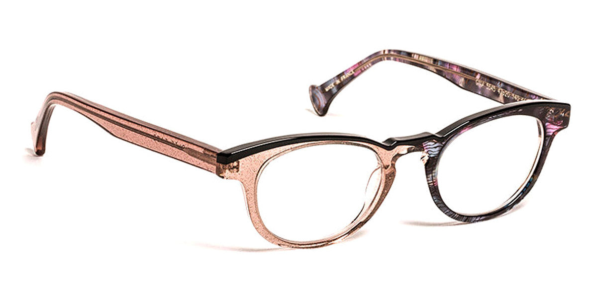 J.F. Rey® Gina JR Gina 5545 47 - 5545 Beige Spangles/Khaki Pink Laces Eyeglasses