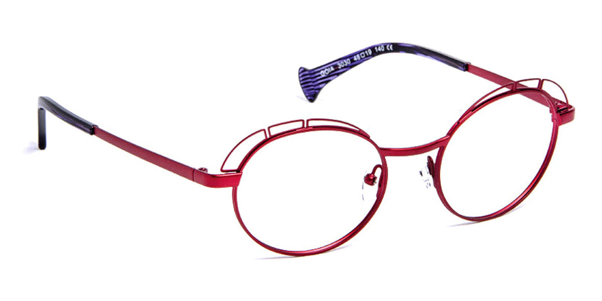 J.F. Rey® Goia JR Goia 3030 48 - 3030 Dark Red Eyeglasses