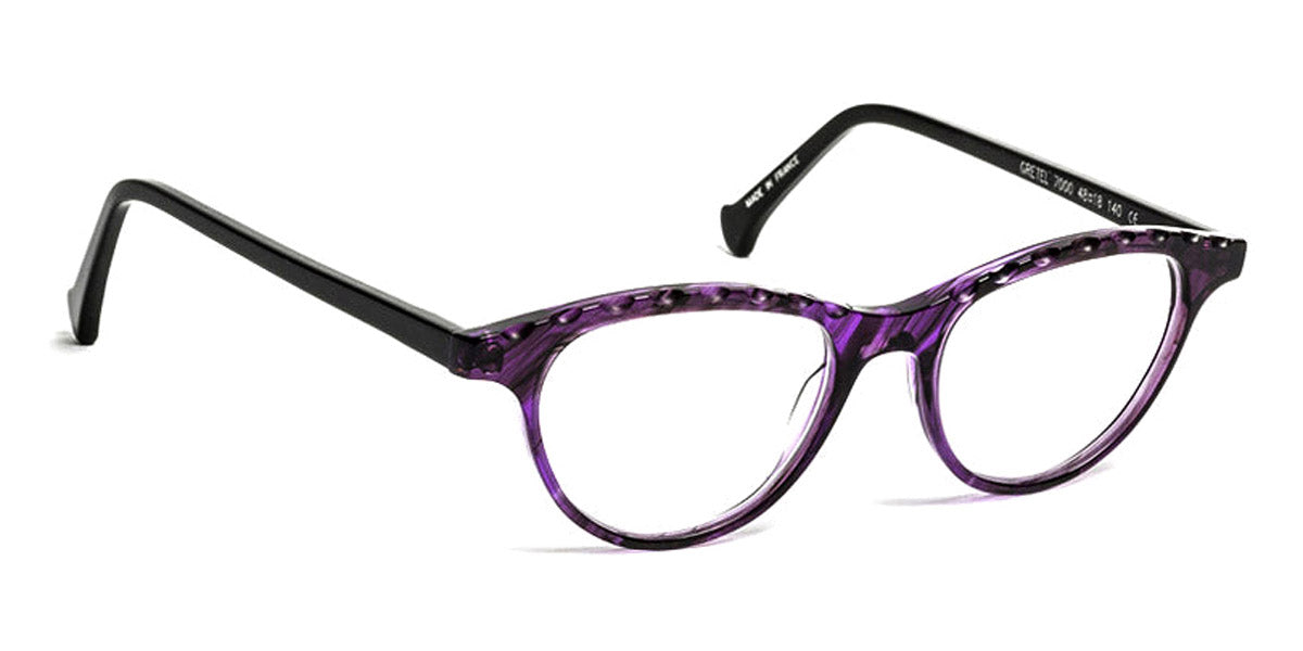 J.F. Rey® Gretel JR Gretel 7000 48 - 7000 Purple Laces/Black Eyeglasses