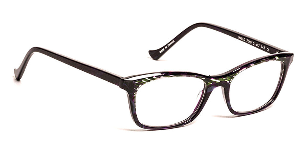 J.F. Rey® Hallo JR Hallo 7040 52 - 7040 Purple/Pixel Green Purple Eyeglasses