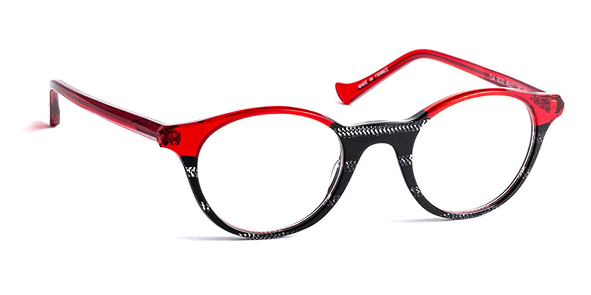 J.F. Rey® Isia JR Isia 0030 46 - 0030 Black Graphic/Red Eyeglasses