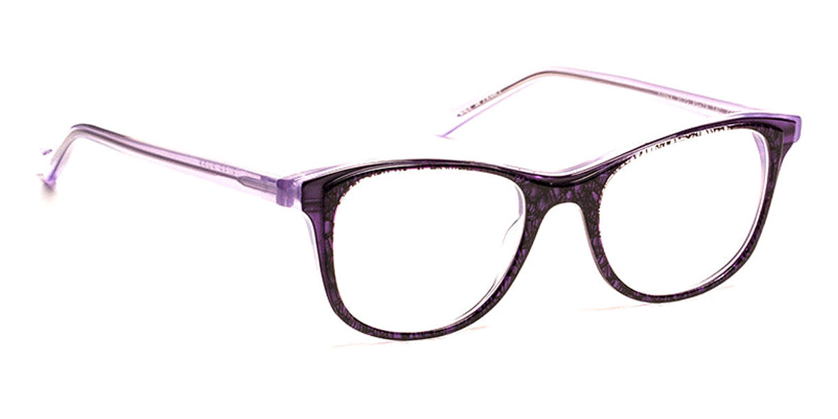 J.F. Rey® Ivana JR Ivana 7072 49 - 7072 Black Laces/Purple/Parma Eyeglasses