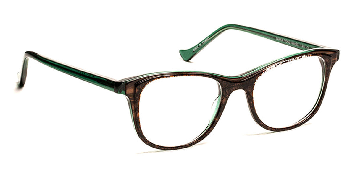 J.F. Rey® Ivana JR Ivana 9540 49 - 9540 Black Laces/Brown/Green Eyeglasses