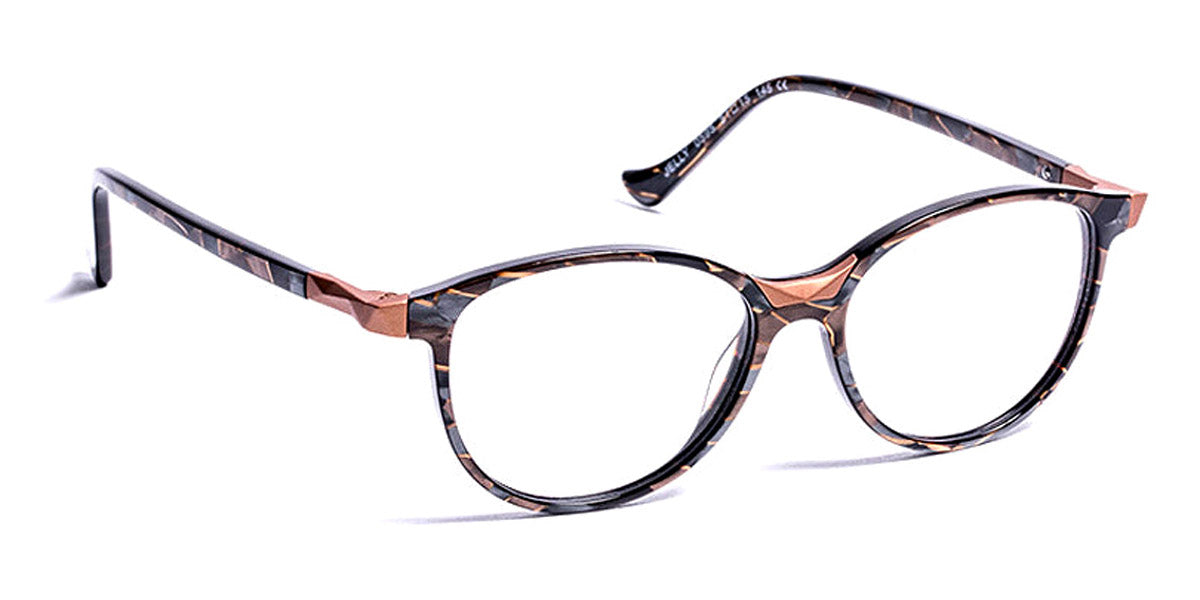 J.F. Rey® Jelly JR Jelly 0595 51 - 0595 Gray Brown Marble/Brown Eyeglasses