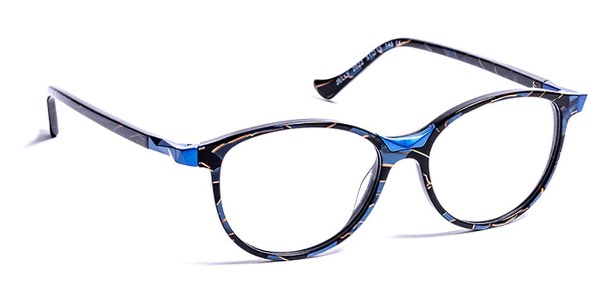 J.F. Rey® Jelly JR Jelly 2022 51 - 2022 Blue Marble/Blue Eyeglasses