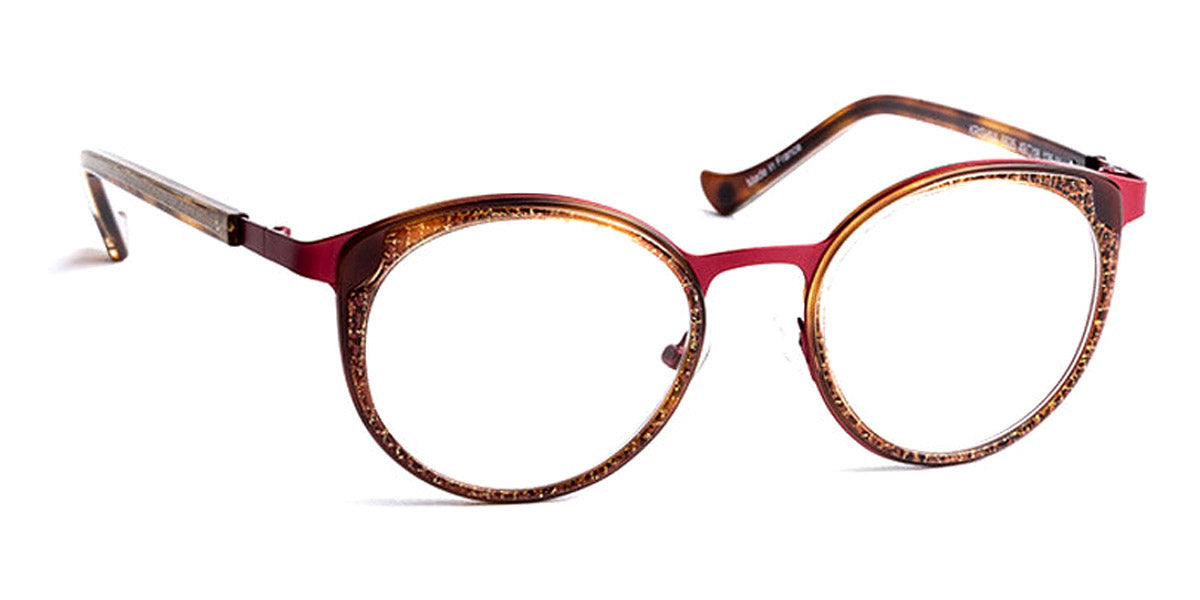 J.F. Rey® Krishna JR Krishna 6535 49 - 6535 Havana Spangles/Cherry Eyeglasses