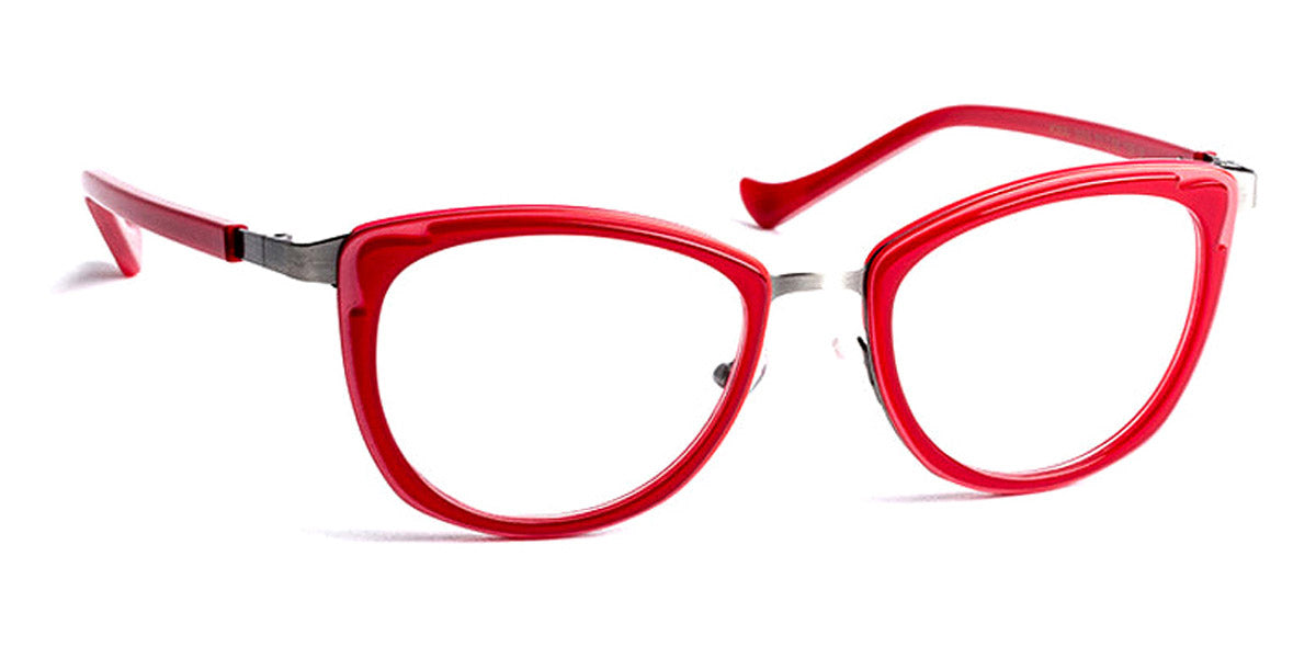 J.F. Rey® Kwai JR Kwai 3005 51 - 3005 Red/Shiny Ruthenium Eyeglasses