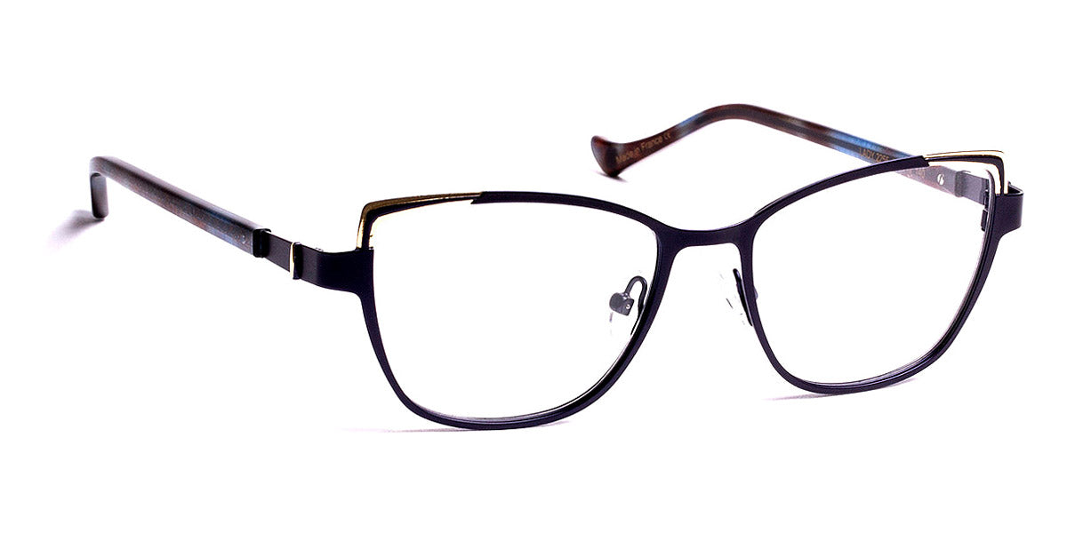 J.F. Rey® Lady JR Lady 2255 51 - 2255 Blue/Shiny Gold Eyeglasses