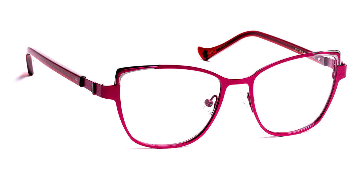 J.F. Rey® Lady JR Lady 7505 51 - 7505 Magenta/Shiny Ruthenium Eyeglasses