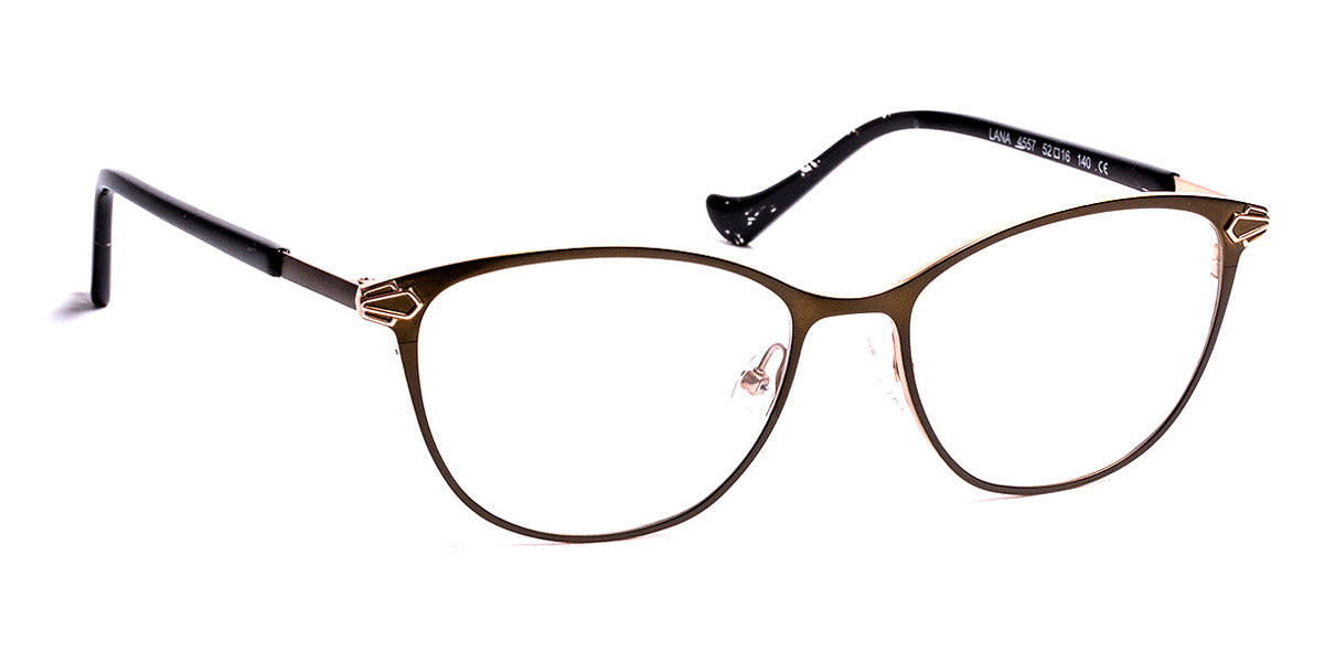 J.F. Rey® Lana JR Lana 4557 52 - 4557 Khaki/Shiny Pink Gold Eyeglasses