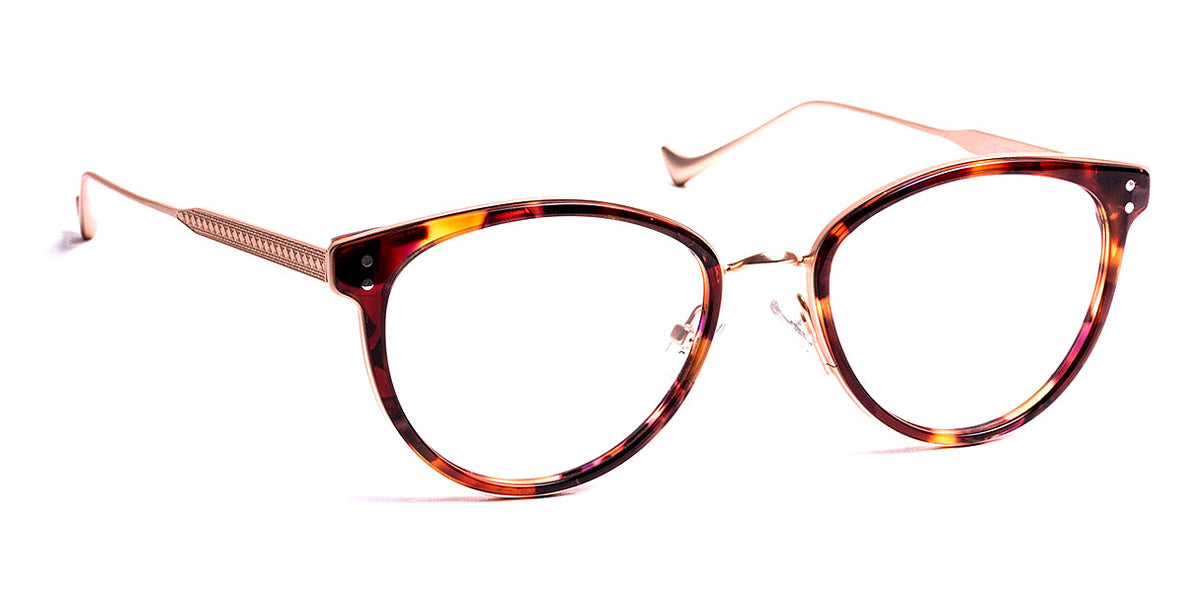 J.F. Rey® Like JR Like 3555 51 - 3555 Red Demi/Gold Temple Eyeglasses