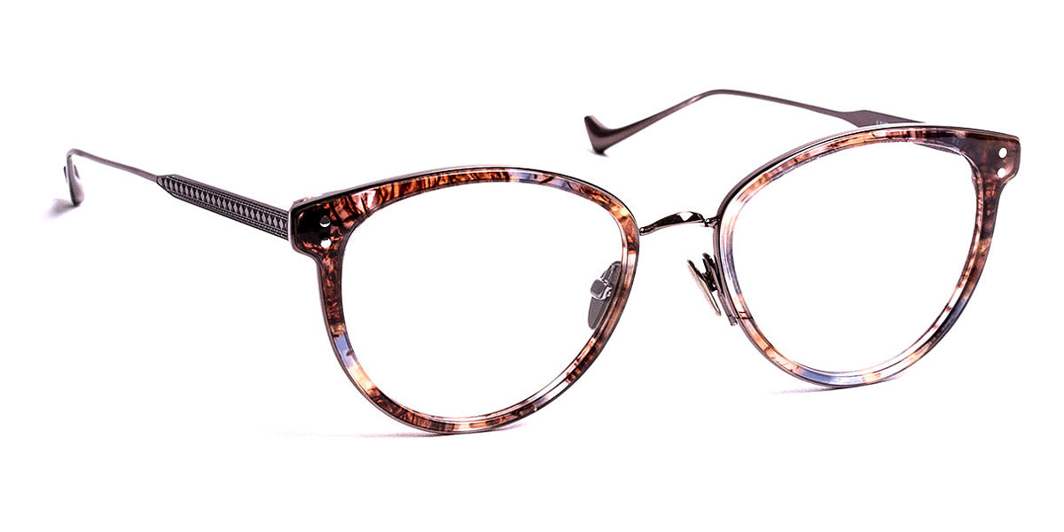 J.F. Rey® Like JR Like 8205 51 - 8205 Pink Laces/Gunmetal Temple Eyeglasses