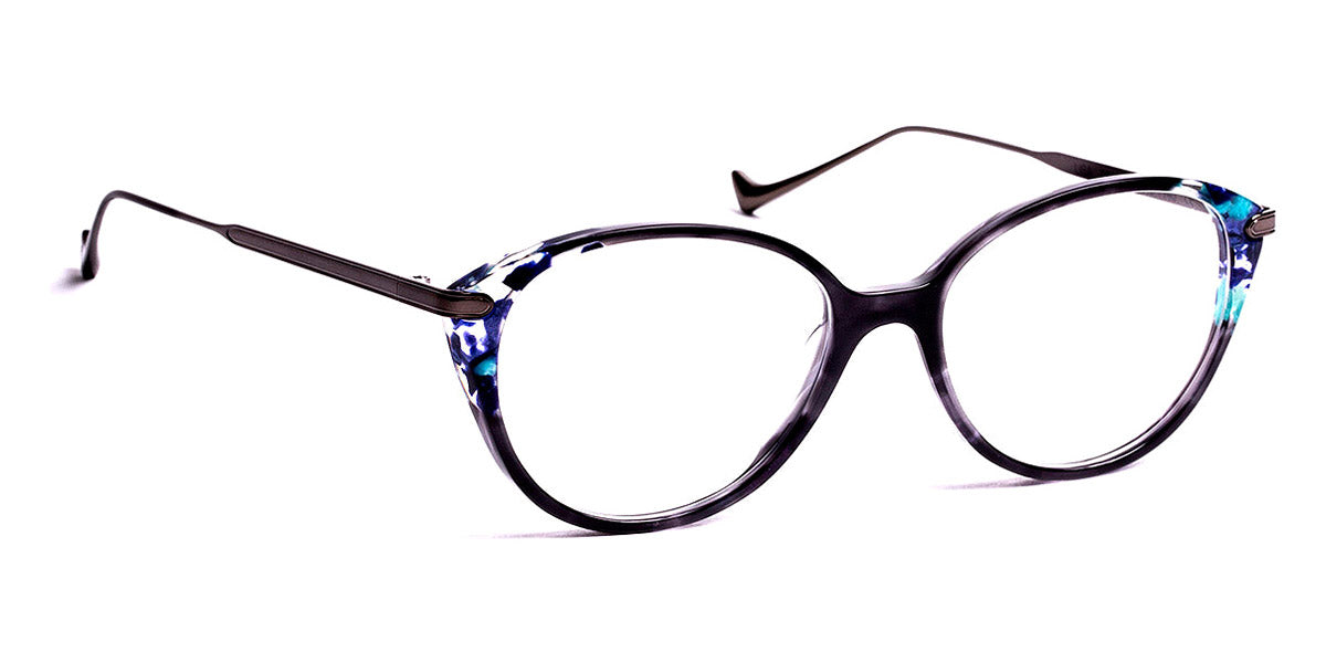 J.F. Rey® Lisa JR Lisa 0520 50 - 0520 Black Seashell/Blue Eyeglasses