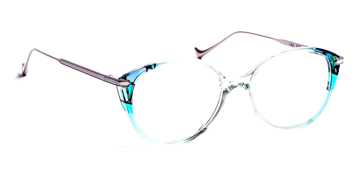 J.F. Rey® Lisa JR Lisa 2520 50 - 2520 Gradient Pastel Green/Turquoise/Graphic Turquoise Eyeglasses