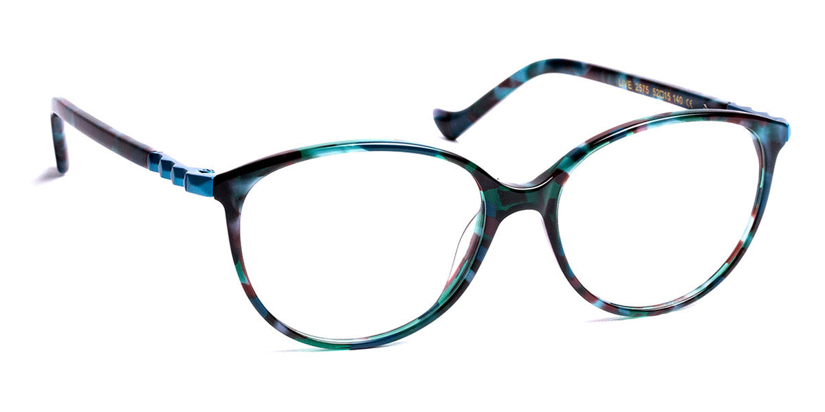 J.F. Rey® Live JR Live 2575 52 - 2575 Plum Turquoise Laces/Turquoise Eyeglasses