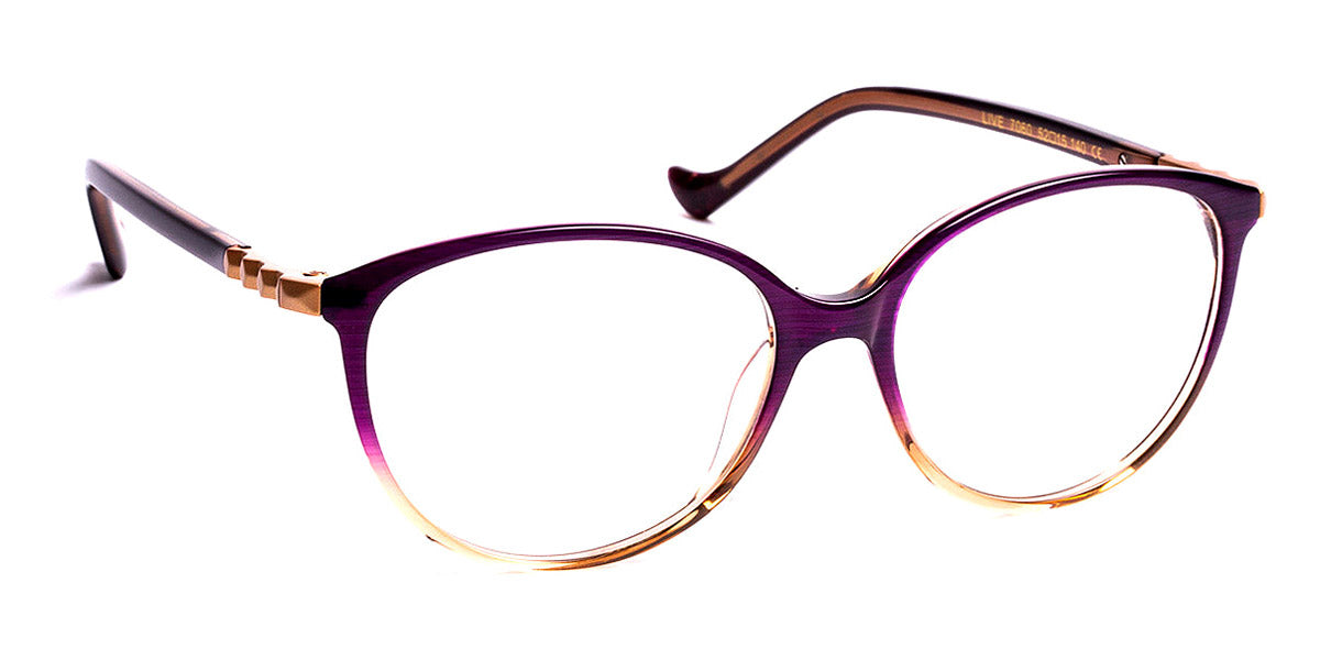 J.F. Rey® Live JR Live 7060 52 - 7060 Purple Taffeta/Light Gold Eyeglasses