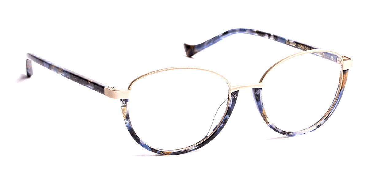 J.F. Rey® Moove JR Moove 2550 51 - 2550 Demi Blue/Satin Gold Eyeglasses