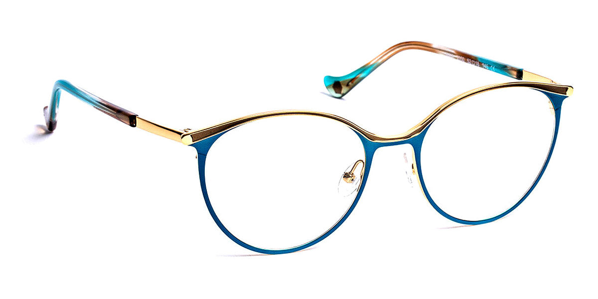 J.F. Rey® Naia JR Naia 2050 52 - 2050 Blue/Shiny Gold Eyeglasses