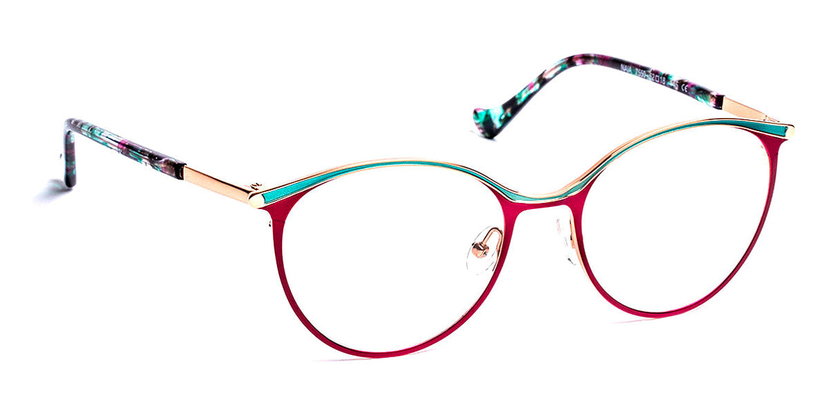 J.F. Rey® Naia JR Naia 7550 52 - 7550 Plum/Shiny Pink Gold Eyeglasses