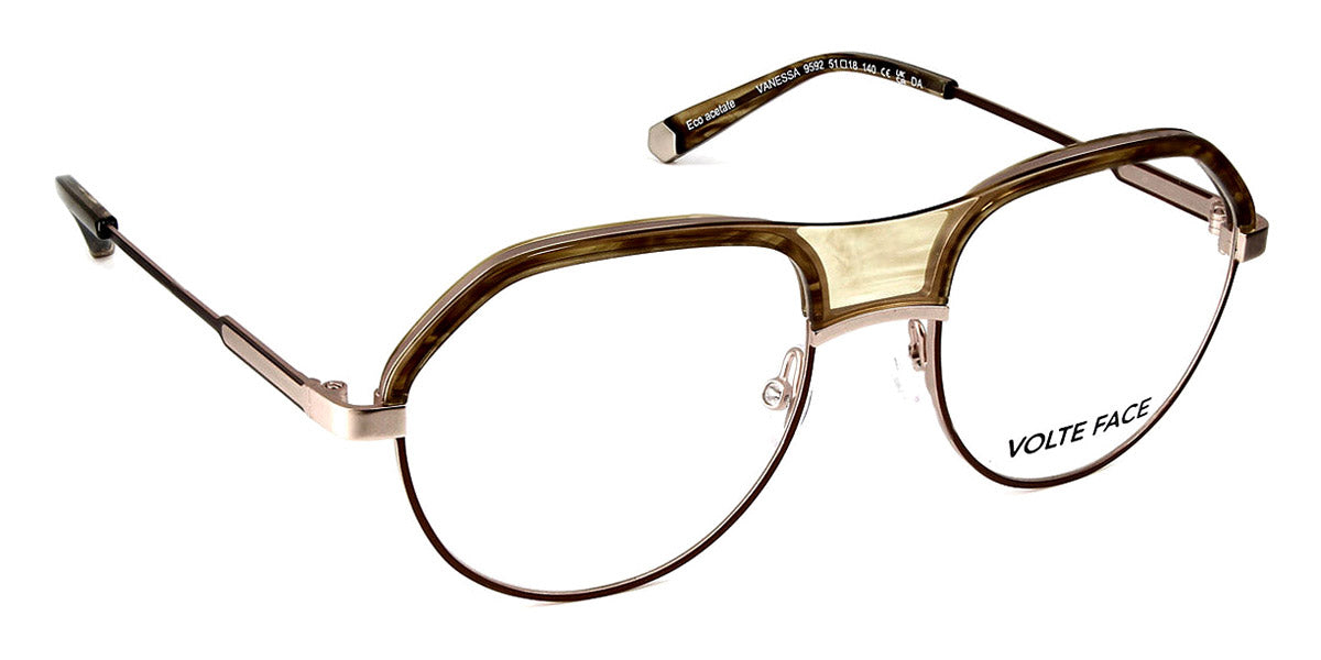 J.F. Rey® Vanessa JR Vanessa 9592 51 - 9592 Brown/Pink Gold/Demi Eyeglasses