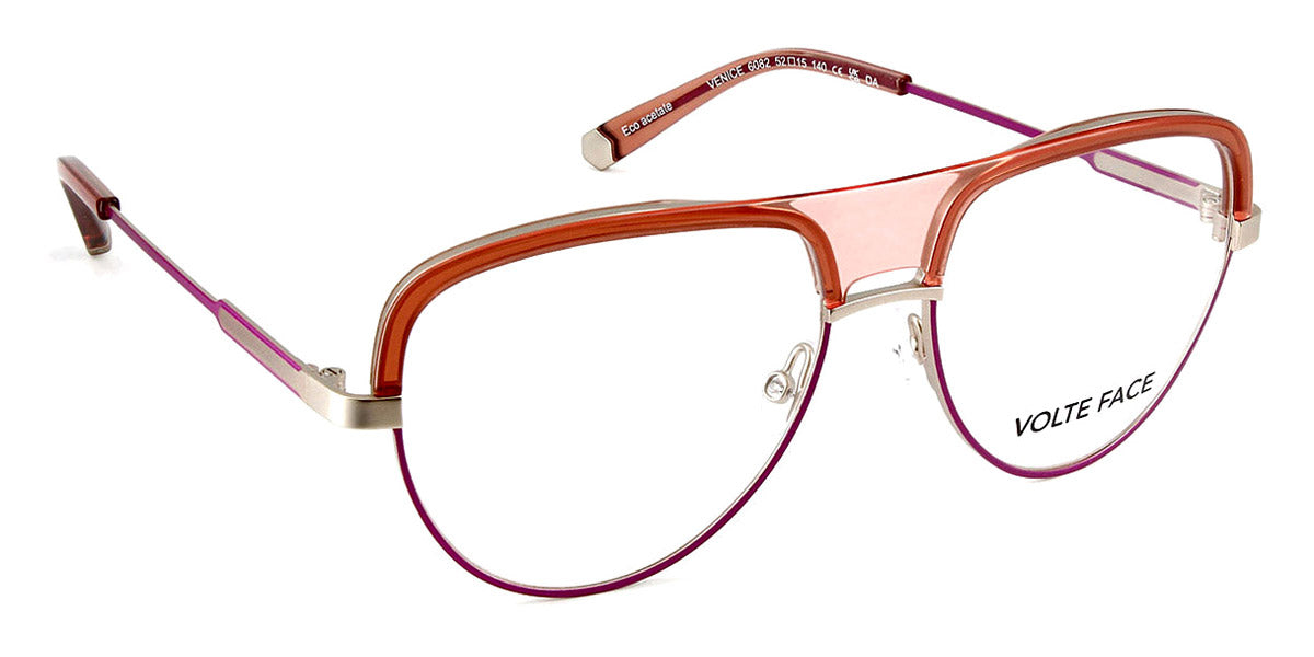 J.F. Rey® Venice JR Venice 6082 52 - 6082 Matte Pink/Gold/Brown Eyeglasses