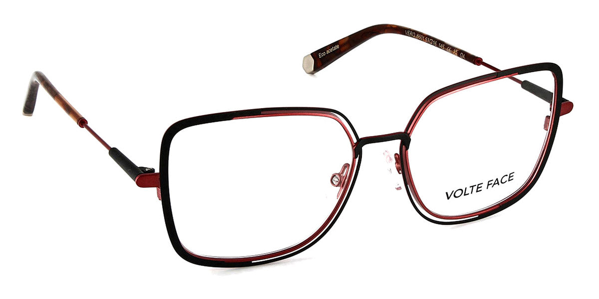 J.F. Rey® Vero JR Vero 8601 53 - 8601 Black Red Eyeglasses