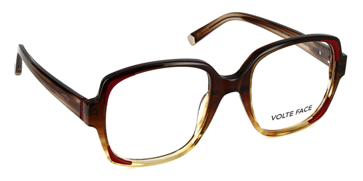 J.F. Rey® Virna JR Virna 9035 52 - 9035 Gradient Brown/Cherry Eyeglasses