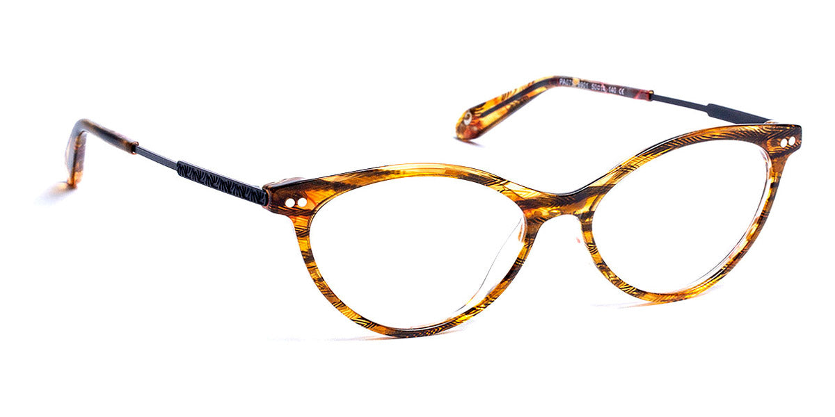 J.F. Rey® PA075 JR PA075 9901 50 - 9901 Brown/Black Eyeglasses