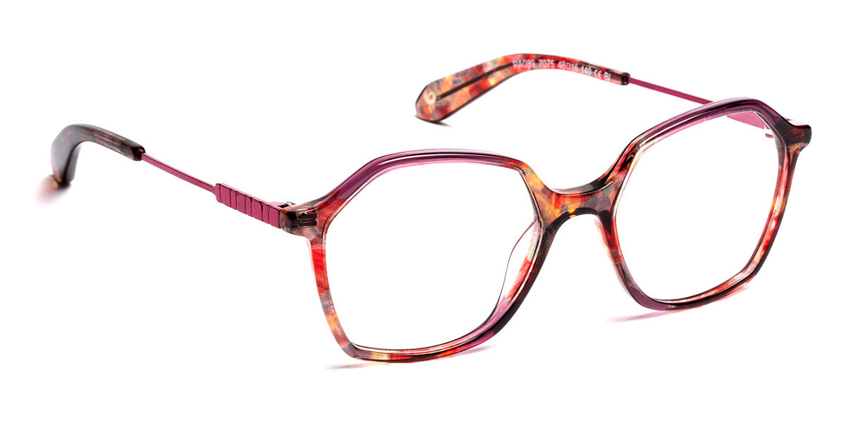 J.F. Rey® PA089 JR PA089 7075 48 - 7075 Red/Plum/Purple Eyeglasses