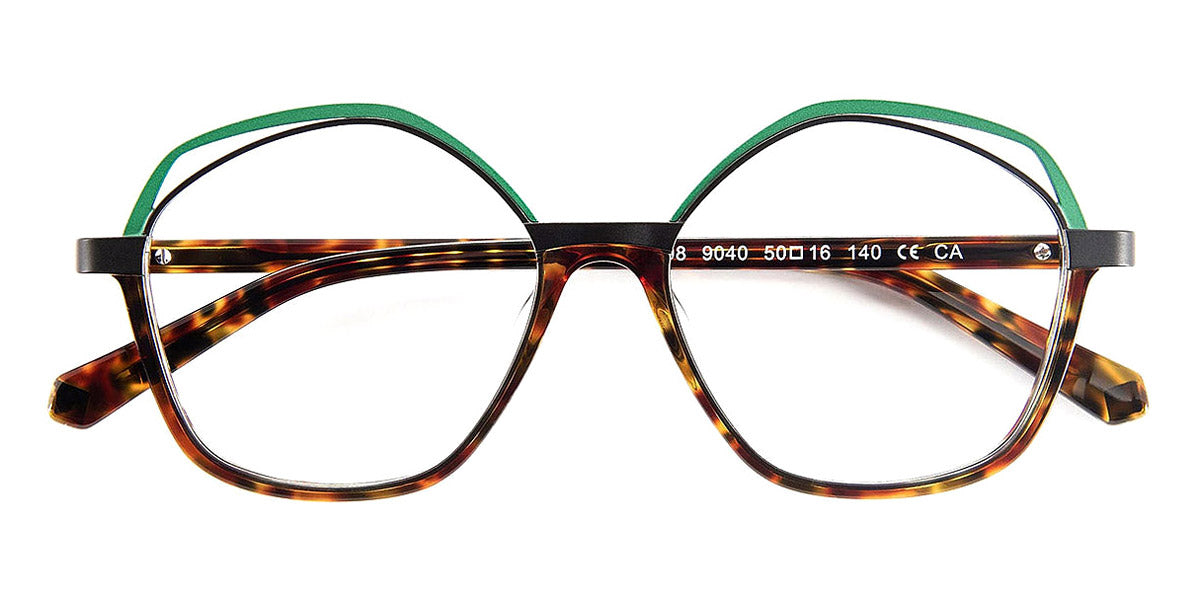 J.F. Rey® PA098 JR PA098 9040 50 - 9040 Panther/Black/Green Eyeglasses