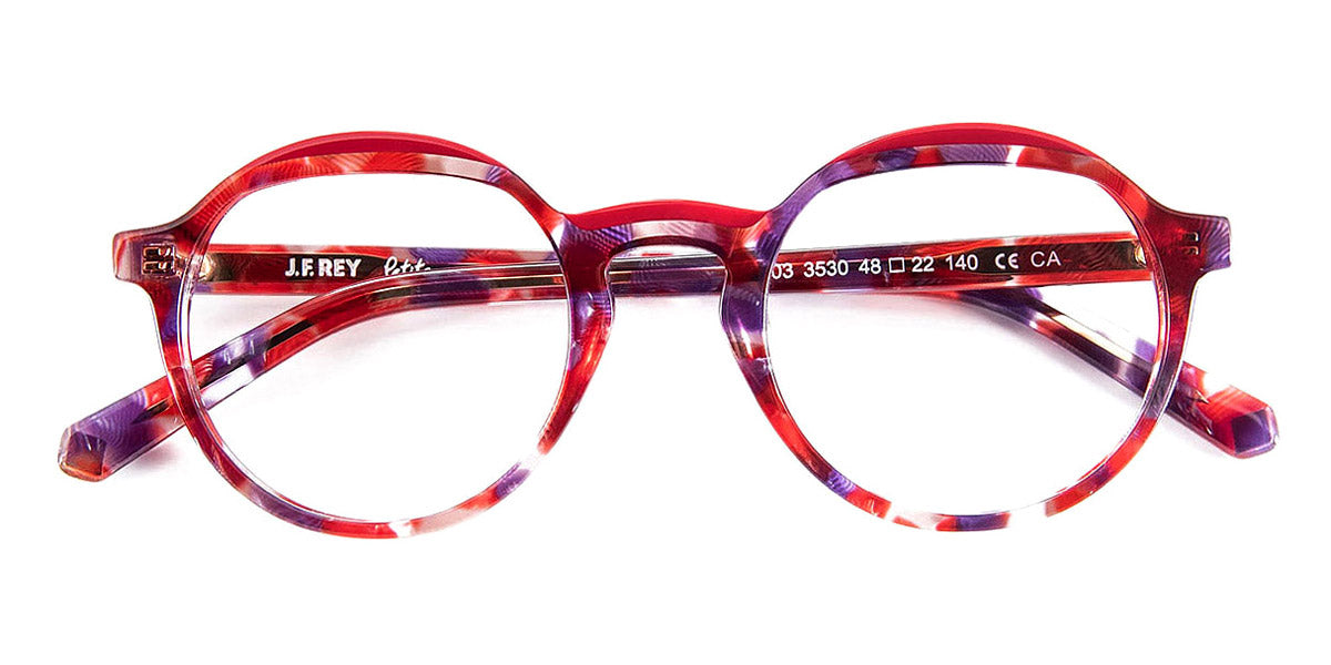 J.F. Rey® PA103 JR PA103 3530 48 - 3530 Demi Pink/Purple/Red Eyeglasses