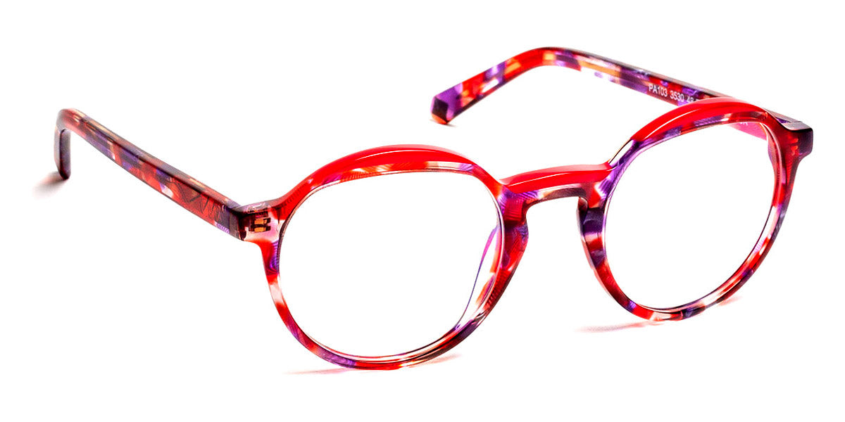 J.F. Rey® PA103 JR PA103 3530 48 - 3530 Demi Pink/Purple/Red Eyeglasses