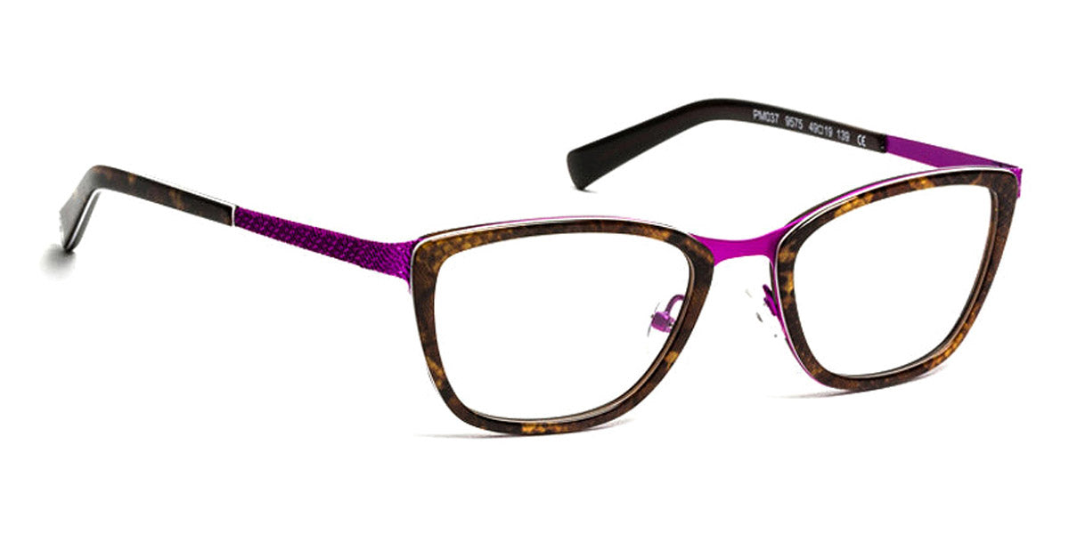 J.F. Rey® PM037 JR PM037 9575 49 - 9575 Snake Brown/Violet Eyeglasses